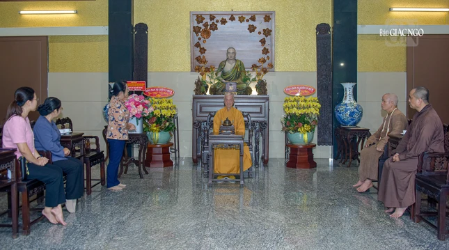 Buổi thăm tại chùa Huê Nghiêm - TP.Thủ Đức