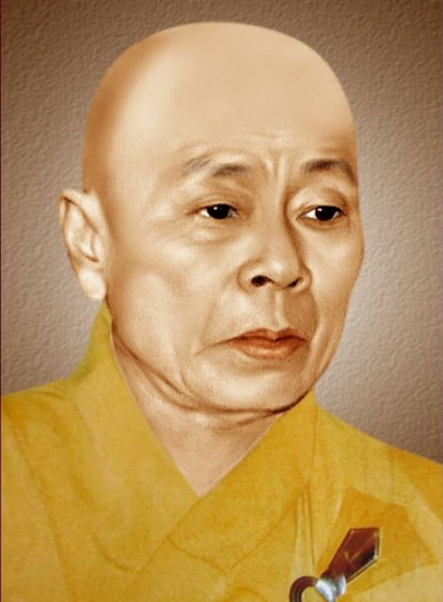 Di ảnh Hoà thượng Thích Trí Quảng, trụ trì chùa Từ Ân
