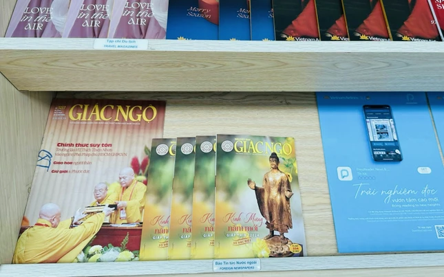 Kể từ ngày 15-1-2024, Báo Giác Ngộ sẽ có mặt tại kệ trưng bày báo, tạp chí ở các phòng chờ của Sân bay quốc tế Tân Sơn Nhất
