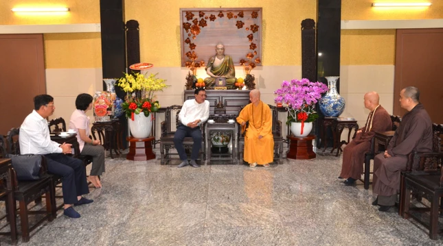 Buổi thăm tại chùa Huê Nghiêm - TP.Thủ Đức