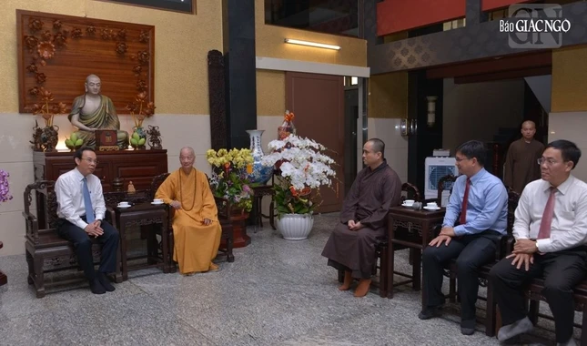 Quang cảnh buổi thăm