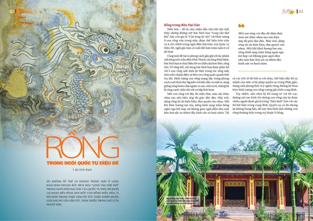 Bài trên Báo Giác Ngộ giai phẩm Xuân Giáp Thìn 2024 - Trình bày: Phòng Mỹ thuật Báo Giác Ngộ