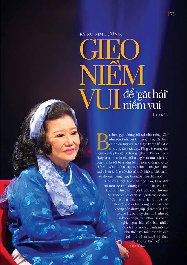 Bài đăng trên giai phẩm Giác Ngộ Xuân Giáp Thìn 2024 - Trình bày: Phòng Mỹ thuật/BGN