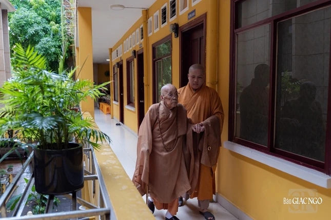 Ngài là bậc Trưởng lão có nếp sống giản dị - Ảnh: Đăng Huy