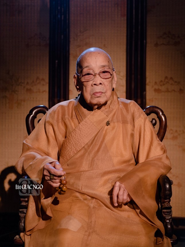 Trưởng lão Hòa thượng Thích Hiển Tu - Ảnh: Đăng Huy