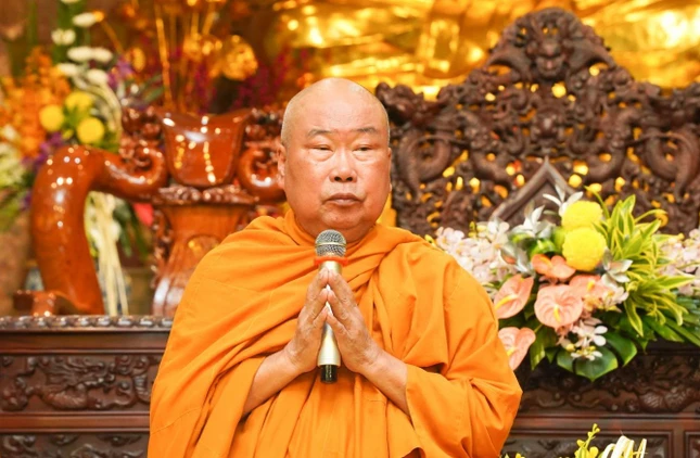 Hòa thượng Thích Giác Pháp phát biểu khai mạc Hòa thượng Thích Giác Pháp phát biểu khai mạc