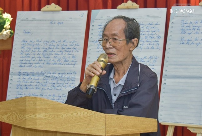 Giáo sư Trần Tuấn Mẫn chia sẻ những kỷ niệm với Giáo sư Cao Huy Thuần