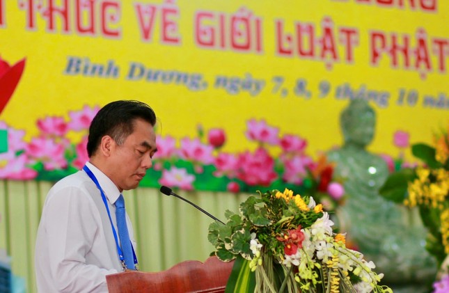 Ông Nguyễn Lộc Hà, Phó Chủ tịch UBND tỉnh Bình Dương phát biểu