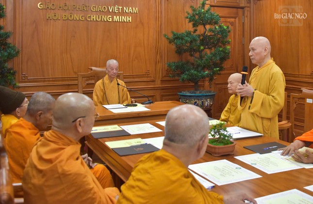 Trưởng lão Hòa thượng Thích Giác Quang nhận định các nội dung được thông qua đều có sự nhất trí cao của cả 2 Hội đồng, biểu thị sự tôn trọng và thống nhất ý chí trong Giáo hội