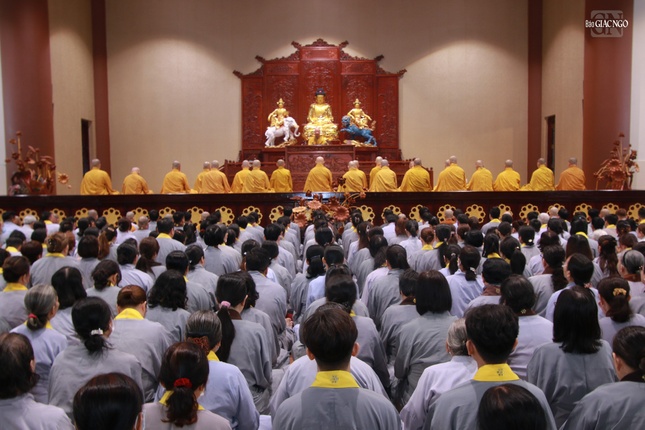 Hàng ngàn Phật tử đã đến nghe pháp nhân ngày Tết Thầy - mùng 3 tháng Giêng Âm lịch