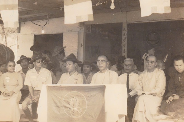 Hòa thượng Thích Chánh Trực chứng minh một sự kiện của Gia đình Phật tử