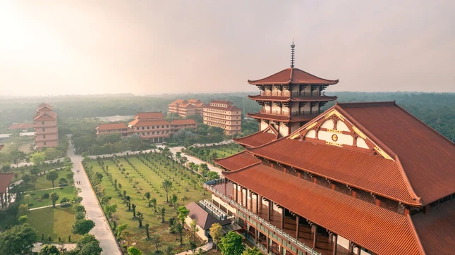 Cơ sở II Học viện Phật giáo VN tại TP.HCM (xã Lê Minh Xuân, H.Bình Chánh) - Ảnh: Phùng Anh Quốc/BGN