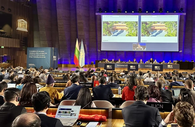 Phiên họp toàn thể bỏ phiếu công nhận Quần thể di tích Yên Tử, Vĩnh Nghiêm, Côn Sơn, Kiếp Bạc chính thức trở thành Di sản Văn hóa Thế giới