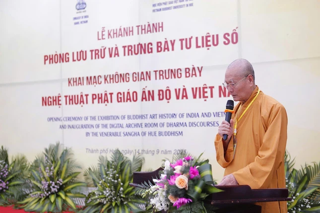 Hòa thượng Thích Hải Ấn phát biểu khai mạc Hòa thượng Thích Hải Ấn phát biểu khai mạc