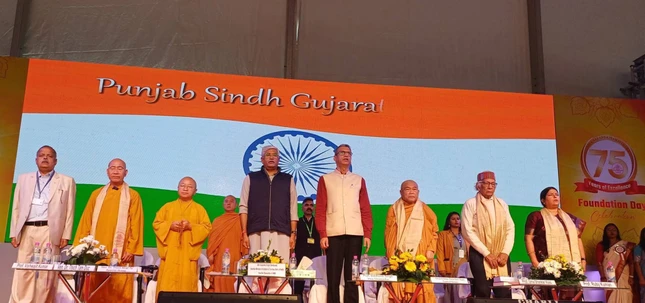 Lãnh đạo Bộ Văn hóa Ấn Độ, Nava Nalanda Mahavihara, Viện Nghiên cứu Phật học VN tại buổi lễ