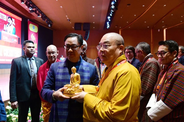 Trưởng lão Hòa thượng Thích Thanh Nhiễu, Trưởng phái đoàn GHPGVN tham dự sự kiện quốc tế này