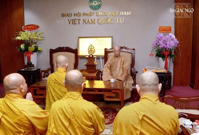 Phái đoàn Phật giáo TP.Cần Thơ và tỉnh Tây Ninh khánh tuế Đức Pháp chủ GHPGVN Phái đoàn Phật giáo TP.Cần Thơ và tỉnh Tây Ninh khánh tuế Đức Pháp chủ GHPGVN