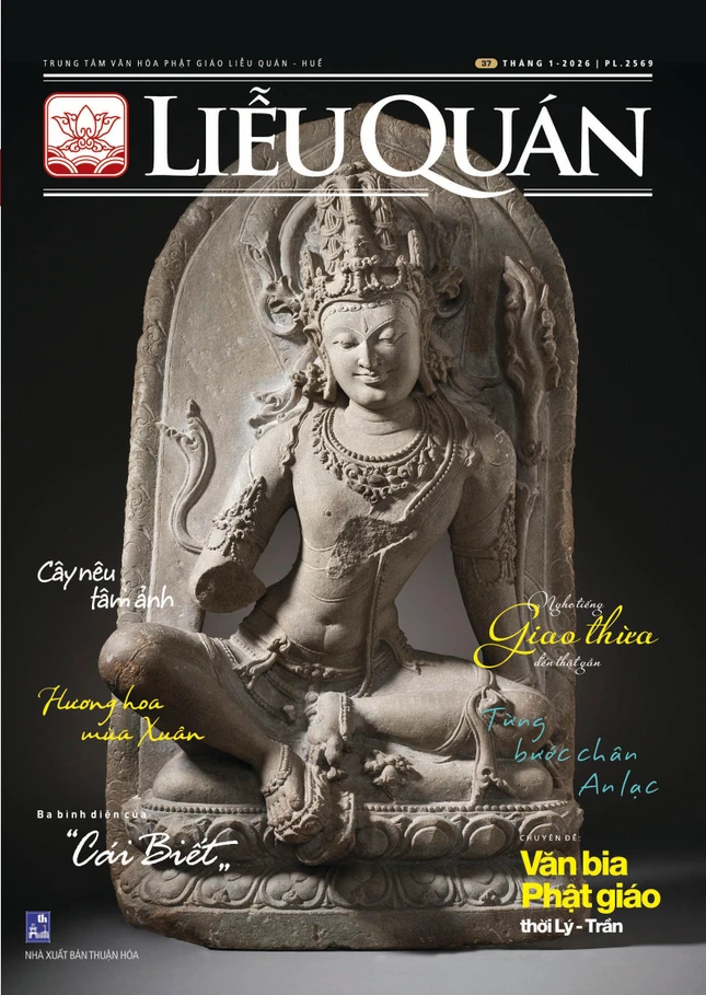 Bìa giai phẩm Liễu Quán số 37, mỹ thuật: Mai Quế Vũ