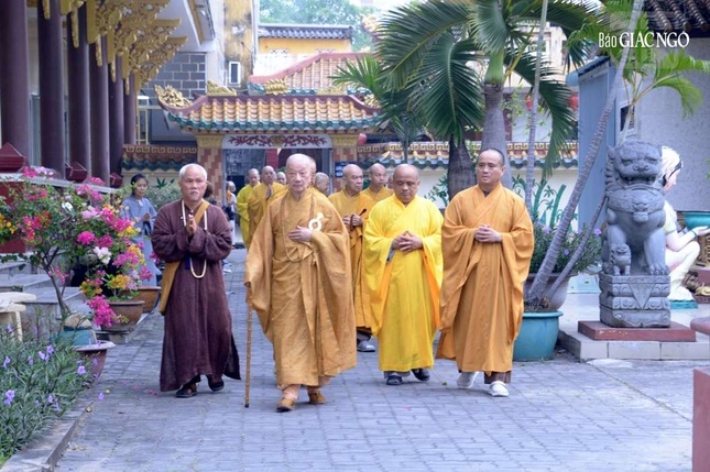 Đức Pháp chủ về lại nơi ngôi tổ đình mà ngài đã phát tâm xuất gia