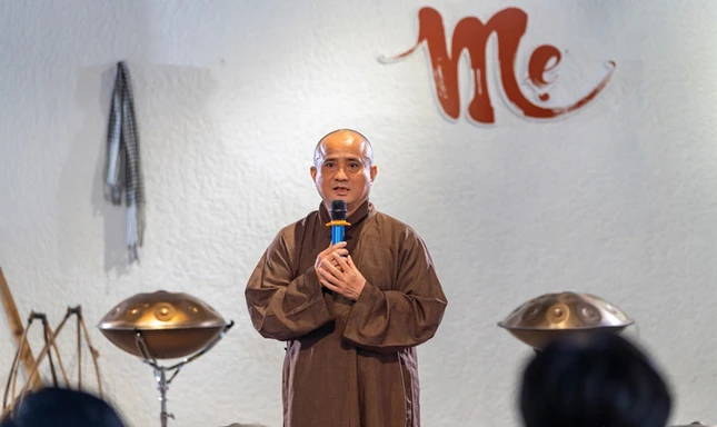 Thượng tọa Thích Tâm Hải phát biểu khai mạc