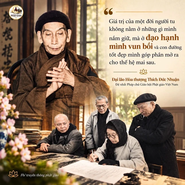 Hình ảnh lịch sử bị đổi màu, đổi không gian, biến dạng các nhân vật lãnh đạo tối cao của sự kiện lịch sử hình thành Hiến chương, cơ sở cho mọi hoạt động của GHPGVN - ảnh bạn đọc phản ánh