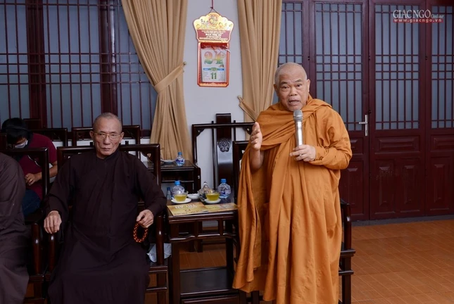 HT.Thích Giác Toàn cho biết báo Giác Ngộ đã gắn kết xuyên suốt với Giáo hội