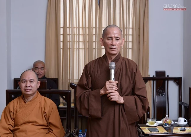 TT.Thích Thiện Thống đề nghị cần có nhiều chuyên đề về quản lý Tăng Ni, tự viện