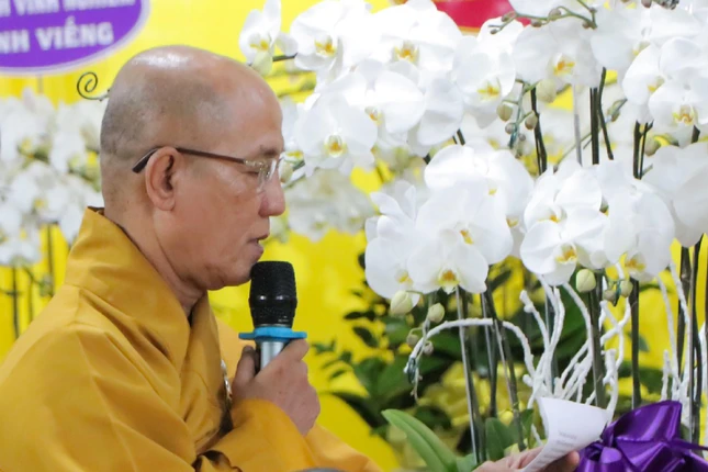 Hòa thượng Thích Minh Truyền truy tán công hạnh Hòa thượng tân viên tịch