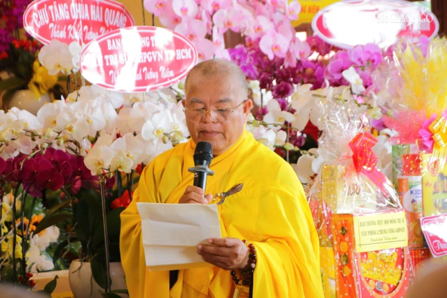 Hòa thượng Thích Thiện Hòa, Trưởng ban Trị sự GHPGVN quận Tân Phú cung tuyên tiểu sử