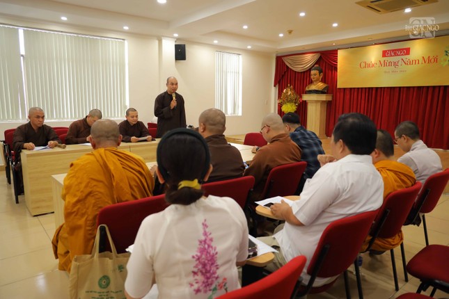 Đại đức Thích Quảng Hậu phát biểu khai mạc