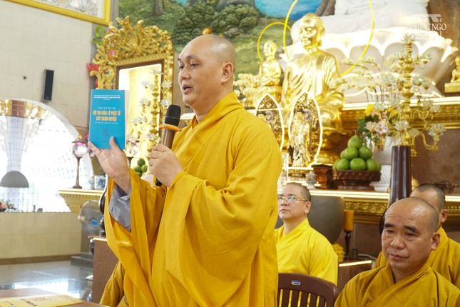 Thương tọa Thích Thiện Chơn triển khai Hội thi giáo lý Phật tử năm 2024