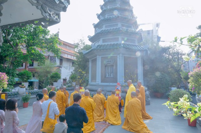 Bảo tháp Pháp Lạc tại thiền viện Vạn Hạnh, nơi lưu giữ nhục thân Trưởng lão Hòa thượng Thích Minh Châu