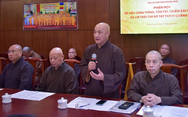 Hòa thượng Thích Huệ Thông chia sẻ về công tác kiểm soát an ninh, bảo vệ an toàn xá-lợi Trái tim Bồ-tát Thích Quảng Đức