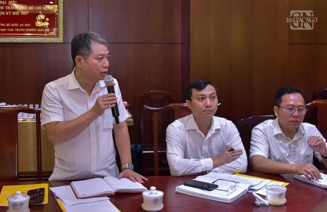 Đại diện lãnh đạo Sở Dân tộc và Tôn giáo TP.HCM