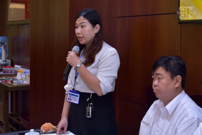 Đại diện Trung tâm Y tế Q.10 tham dự và phát biểu