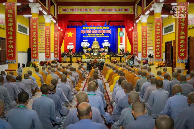 Ban Kiến đàn điểm danh sinh hoạt giới tử và phổ biến Thanh quy - Ảnh: PGĐT