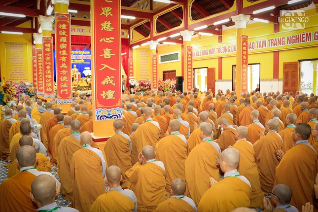 Đại giới đàn Thiện Huệ Phật lịch 2569 do Ban Trị sự GHPGVN tỉnh Đồng Tháp tổ chức từ ngày 1 đến 4-6 đã thành tựu viên mãn