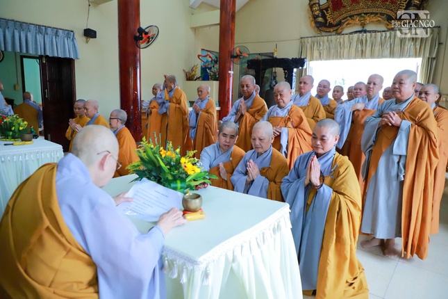 Ni viện Phước Long có 96 hành giả an cư tập trung