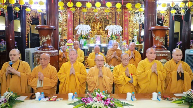 Chư tôn đức Thường trực Ban Trị sự GHPGVN TP.Thủ Đức