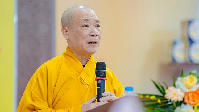 Hòa thượng Thích Bảo Nghiêm đúc kết hội nghị