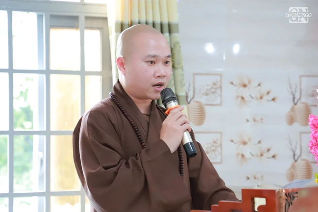 Đại đức Thích Lệ Thanh, Chánh Văn phòng báo cáo tổng kết lớp học