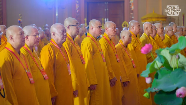 Nghi thức chào cờ tại phiên trù bị đại hội