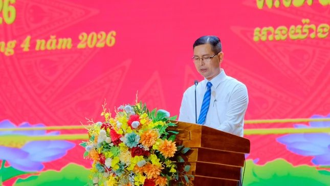 Ông Danh Tha đọc Thư chúc Tết Chôl Chnăm Thmây năm 2026