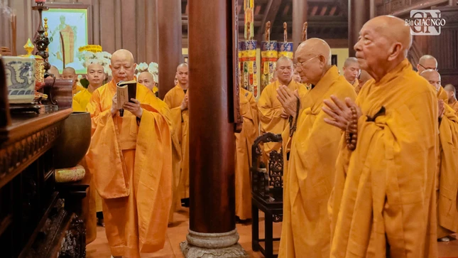 Lễ tưởng niệm tại tổ đường chùa Hội Phước