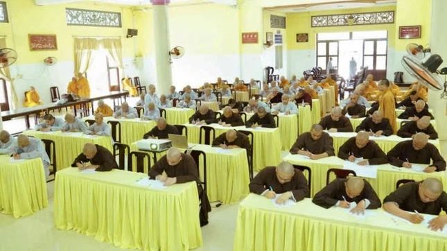 Các giới tử đăng ký thọ giới tại Đại giới đàn Minh Chánh sẽ tập trung tham gia kỳ thi khảo hạch vào ngày 10-11 tại chùa Tỉnh Hội Các giới tử đăng ký thọ giới tại Đại giới đàn Minh Chánh sẽ tập trung tham gia kỳ thi khảo hạch vào ngày 10-11 tại chùa Tỉnh Hội