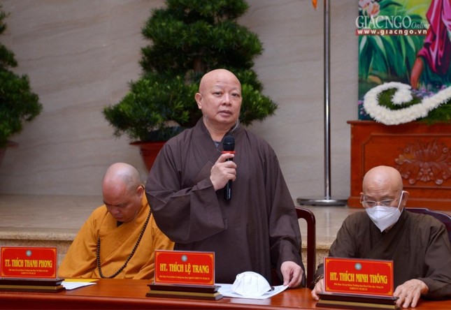 Hòa thượng Thích Lệ Trang, Phó ban kiêm Trưởng ban Nghi lễ GHPGVN TP.HCM, Trưởng Tiểu ban Nghi lễ góp ý về nội dung lễ nghi tâm linh