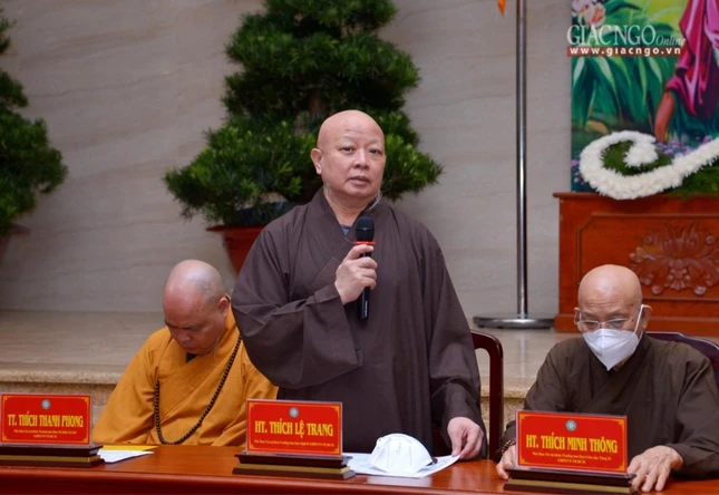 Hòa thượng Thích Lệ Trang, Phó ban kiêm Trưởng ban Nghi lễ GHPGVN TP.HCM, Trưởng Tiểu ban Nghi lễ góp ý về nội dung lễ nghi tâm linh