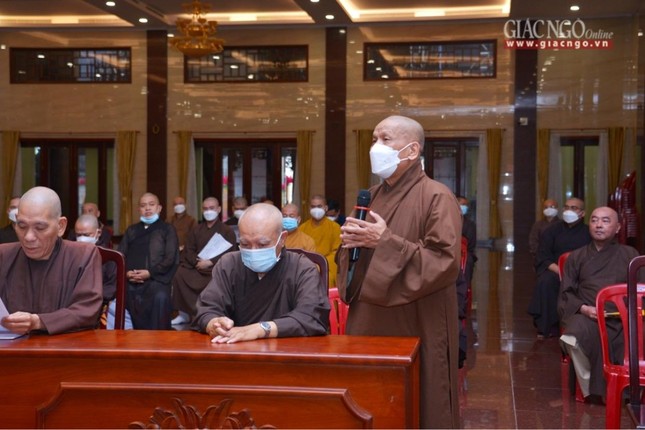 Hòa thượng Thích Hạnh Ngộ, Trưởng Tiểu ban Trật tự góp ý về công tác trật tự