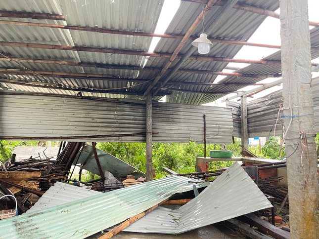 Thiệt hại tại chùa Linh Bửu (TP.Tam Kỳ)