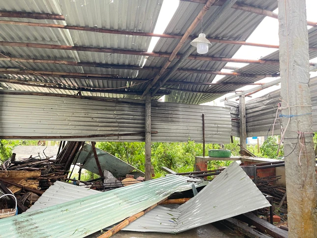 Thiệt hại tại chùa Linh Bửu (TP.Tam Kỳ)